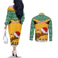 custom-jamaica-christmas-couples-matching-off-the-shoulder-long-sleeve-dress-and-long-sleeve-button-shirt-jumieka-santa-lion