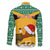Custom Jamaica Christmas Family Matching Off Shoulder Short Dress and Hawaiian Shirt Jumieka Santa Lion - Wonder Print Shop