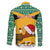 Custom Jamaica Christmas Family Matching Short Sleeve Bodycon Dress and Hawaiian Shirt Jumieka Santa Lion - Wonder Print Shop