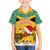 Custom Jamaica Christmas Family Matching Short Sleeve Bodycon Dress and Hawaiian Shirt Jumieka Santa Lion - Wonder Print Shop