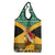 Custom Jamaica Christmas Grocery Bag Jumieka Santa Lion