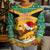 Custom Jamaica Christmas Kid Ugly Christmas Sweater Jumieka Santa Lion - Wonder Print Shop