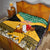 Custom Jamaica Christmas Quilt Jumieka Santa Lion - Wonder Print Shop