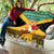 Custom Jamaica Christmas Quilt Jumieka Santa Lion - Wonder Print Shop