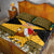 Custom Jamaica Christmas Quilt Bed Set Jumieka Santa Lion - Wonder Print Shop