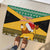 Custom Jamaica Christmas Rubber Doormat Jumieka Santa Lion - Wonder Print Shop