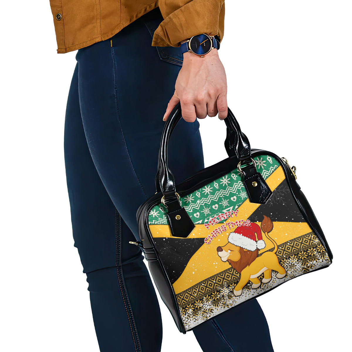 custom-jamaica-christmas-shoulder-handbag-jumieka-santa-lion