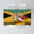 Custom Jamaica Christmas Tablecloth Jumieka Santa Lion - Wonder Print Shop