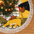Jamaica Christmas Tree Skirt Jumieka Santa Lion - Wonder Print Shop