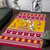 Florida Christmas Area Rug Santa Claus Florida Map With Orange - Wonder Print Shop