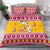 Florida Christmas Bedding Set Santa Claus Florida Map With Orange - Wonder Print Shop