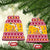 Florida Christmas Ceramic Ornament Santa Claus Florida Map With Orange - Wonder Print Shop