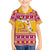 Florida Christmas Kid Hawaiian Shirt Santa Claus Florida Map With Orange - Wonder Print Shop