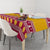 Florida Christmas Tablecloth Santa Claus Florida Map With Orange - Wonder Print Shop
