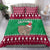 Custom California Christmas Bedding Set Santa Grizzly Bear With Grape - Wonder Print Shop