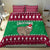 Custom California Christmas Bedding Set Santa Grizzly Bear With Grape - Wonder Print Shop