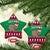 California Christmas Ceramic Ornament Santa Grizzly Bear With Grape - Wonder Print Shop