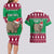 Custom California Christmas Couples Matching Long Sleeve Bodycon Dress and Hawaiian Shirt Santa Grizzly Bear With Grape - Wonder Print Shop