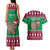 Custom California Christmas Couples Matching Tank Maxi Dress and Hawaiian Shirt Santa Grizzly Bear With Grape - Wonder Print Shop