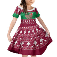 Custom California Christmas Family Matching Mermaid Dress and Hawaiian Shirt Santa Grizzly Bear With Grape - Wonder Print Shop