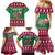 Custom California Christmas Family Matching Mermaid Dress and Hawaiian Shirt Santa Grizzly Bear With Grape - Wonder Print Shop