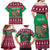 Custom California Christmas Family Matching Off Shoulder Maxi Dress and Hawaiian Shirt Santa Grizzly Bear With Grape - Wonder Print Shop
