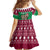 Custom California Christmas Family Matching Summer Maxi Dress and Hawaiian Shirt Santa Grizzly Bear With Grape - Wonder Print Shop