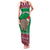 Custom California Christmas Family Matching Tank Maxi Dress and Hawaiian Shirt Santa Grizzly Bear With Grape - Wonder Print Shop
