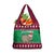 Custom California Christmas Grocery Bag Santa Grizzly Bear With Grape