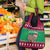 Custom California Christmas Grocery Bag Santa Grizzly Bear With Grape