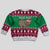 Custom California Christmas Kid Ugly Christmas Sweater Santa Grizzly Bear With Grape - Wonder Print Shop