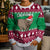 Custom California Christmas Kid Ugly Christmas Sweater Santa Grizzly Bear With Grape - Wonder Print Shop