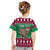 Custom California Christmas Kid T Shirt Santa Grizzly Bear With Grape - Wonder Print Shop