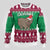 Custom California Christmas Ugly Christmas Sweater Santa Grizzly Bear With Grape - Wonder Print Shop