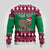 Custom California Christmas Ugly Christmas Sweater Santa Grizzly Bear With Grape - Wonder Print Shop