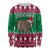 Custom California Christmas Long Sleeve Shirt Santa Grizzly Bear With Grape - Wonder Print Shop