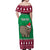Custom California Christmas Off Shoulder Maxi Dress Santa Grizzly Bear With Grape - Wonder Print Shop