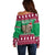 Custom California Christmas Off Shoulder Sweater Santa Grizzly Bear With Grape - Wonder Print Shop