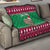 Custom California Christmas Quilt Santa Grizzly Bear With Grape - Wonder Print Shop