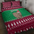 Custom California Christmas Quilt Bed Set Santa Grizzly Bear With Grape - Wonder Print Shop