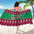 Custom California Christmas Sarong Santa Grizzly Bear With Grape - Wonder Print Shop