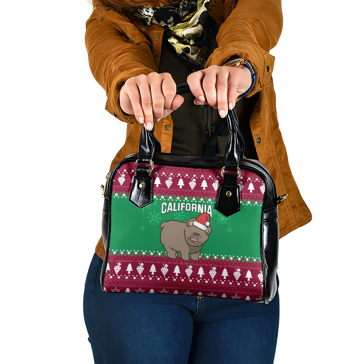 custom-california-christmas-shoulder-handbag-santa-grizzly-bear-with-grape