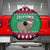 Custom California Christmas Spare Tire Cover Santa Grizzly Bear With Grape - Wonder Print Shop