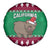 Custom California Christmas Spare Tire Cover Santa Grizzly Bear With Grape - Wonder Print Shop