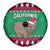 Custom California Christmas Spare Tire Cover Santa Grizzly Bear With Grape - Wonder Print Shop