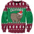 Custom California Christmas Sweatshirt Santa Grizzly Bear With Grape - Wonder Print Shop