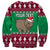 Custom California Christmas Sweatshirt Santa Grizzly Bear With Grape - Wonder Print Shop