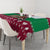 Custom California Christmas Tablecloth Santa Grizzly Bear With Grape - Wonder Print Shop