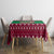 Custom California Christmas Tablecloth Santa Grizzly Bear With Grape - Wonder Print Shop