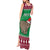 Custom California Christmas Tank Maxi Dress Santa Grizzly Bear With Grape - Wonder Print Shop